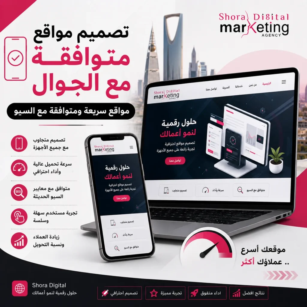 تصميم مواقع متوافقة مع الجوال