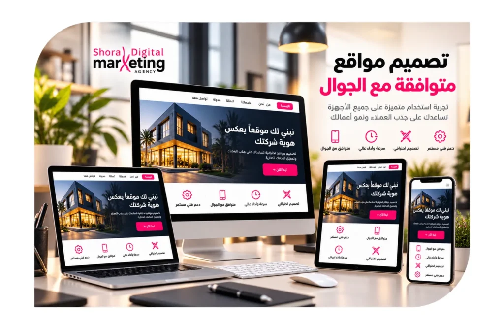 تصميم مواقع متوافقة مع الجوال